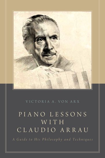 Von Arx Piano Lessons With Claudio Arrau Hardback Sheet Music Songbook