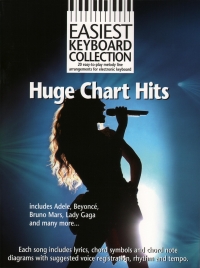 Easiest Keyboard Collection Huge Chart Hits Sheet Music Songbook