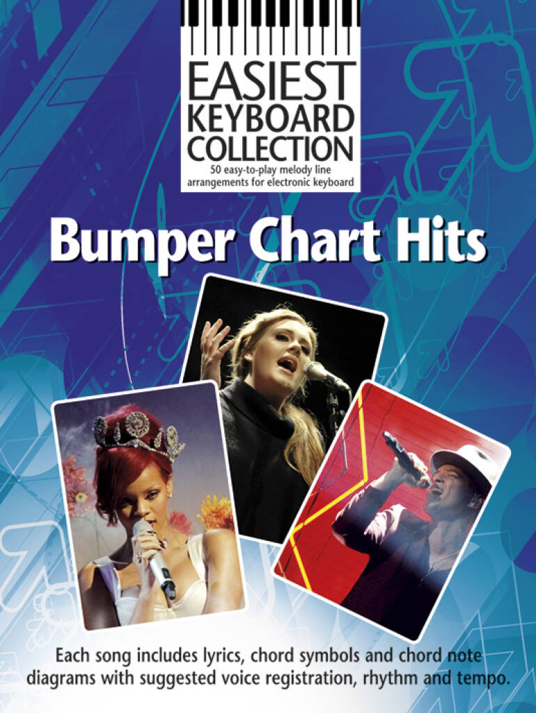 Easiest Keyboard Collection Bumper Chart Hits Sheet Music Songbook