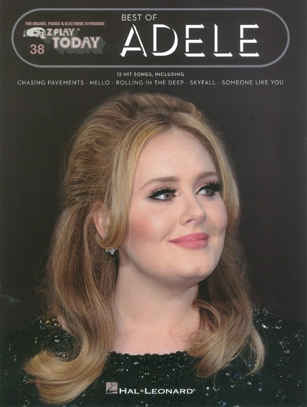 E/z 038 Best Of Adele Keyboard Sheet Music Songbook