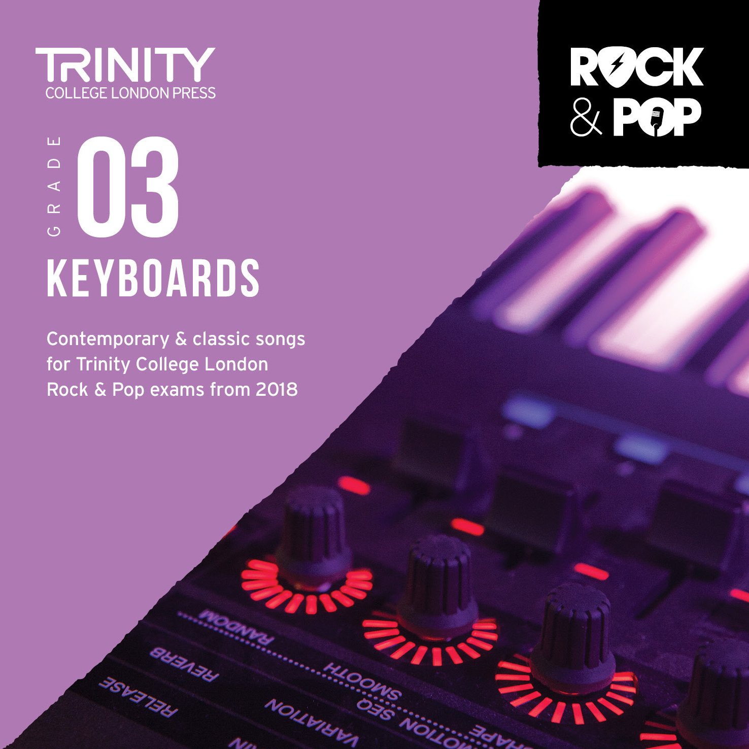 Trinity Rock & Pop 2018 Keyboards Grade 3 Cd Sheet Music Songbook