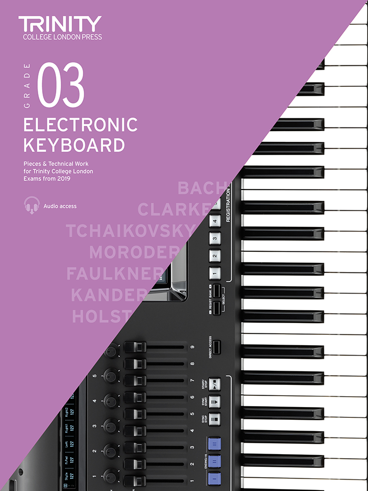 Trinity Electronic Keyboard From 2019 Grade 3 Sheet Music Songbook