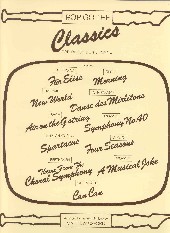 Pop Go The Classics Recorder Sheet Music Songbook