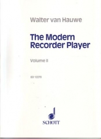 Modern Recorder Player Book 2 Hauwe Sheet Music Songbook