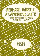Barrell Cambridge Suite Op22 Recorder/piano Sheet Music Songbook