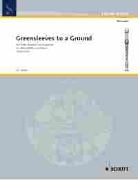 Greensleeves To A Ground Treble Recorder Sheet Music Songbook