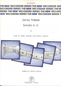 Paisible Sonata D Recorder Sheet Music Songbook
