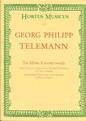 Telemann Partitas (6) Descant Recorder & Piano Sheet Music Songbook