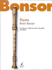 Bonsor Fiesta Descant Treble Tenor Score/parts Sheet Music Songbook