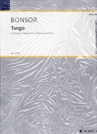 Bonsor Tango Descant Treble Tenor & Piano Sheet Music Songbook