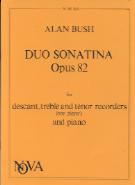 Bush Duo Sonatina Op82 Desc Treble Tenor & Piano Sheet Music Songbook