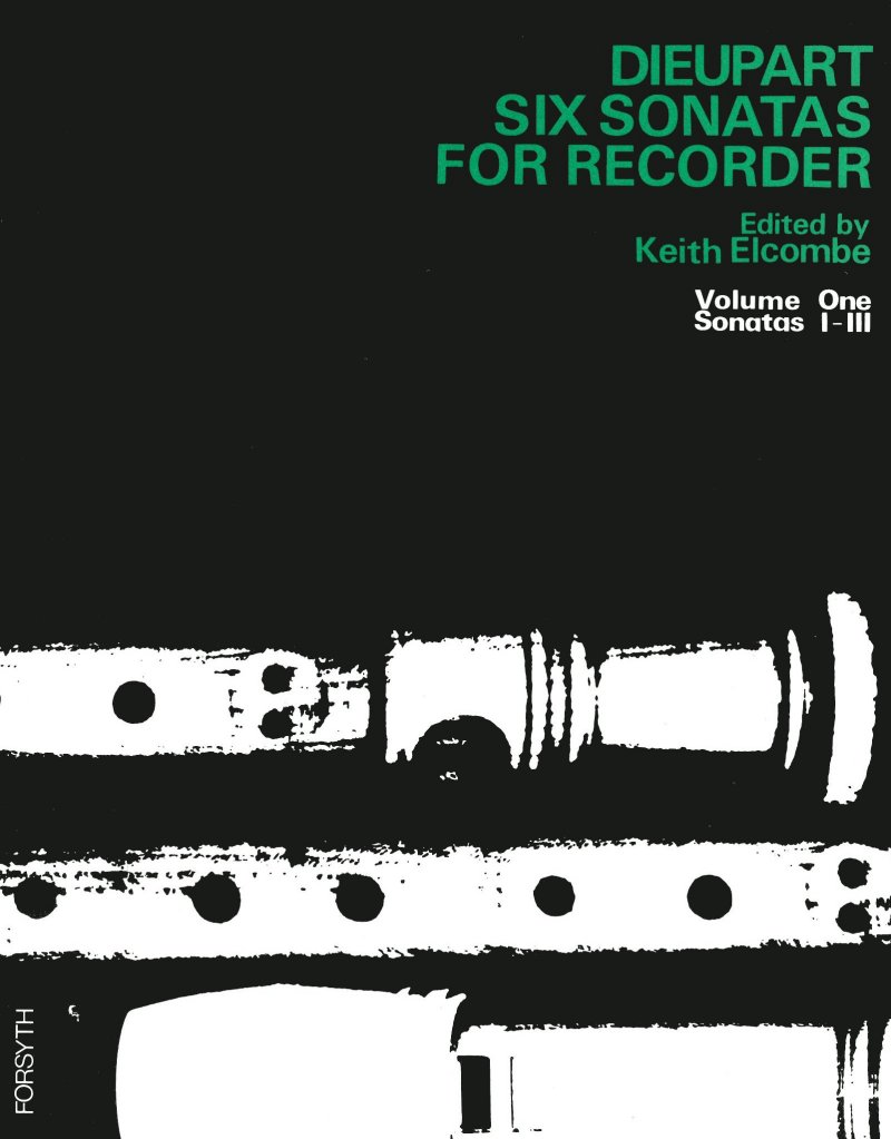 Dieupart Six Sonatas For Recorder Vol 1 Sheet Music Songbook