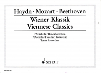 Viennese Classics 3 Recorders Sheet Music Songbook