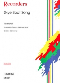 Skye Boat Song Gannaway Descant Treble Tenor Rec Sheet Music Songbook