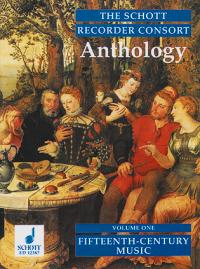 Schott Recorder Anthology 1 15th Century Music Sheet Music Songbook