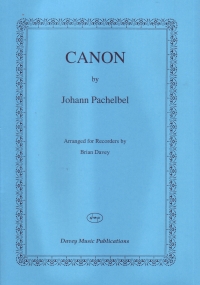 Pachelbel Canon Arr Davey Trio + Piano Recorder Sheet Music Songbook