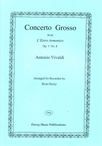 Vivaldi Concerto Grosso Op3 No 8 Arr Davey Sextet Sheet Music Songbook