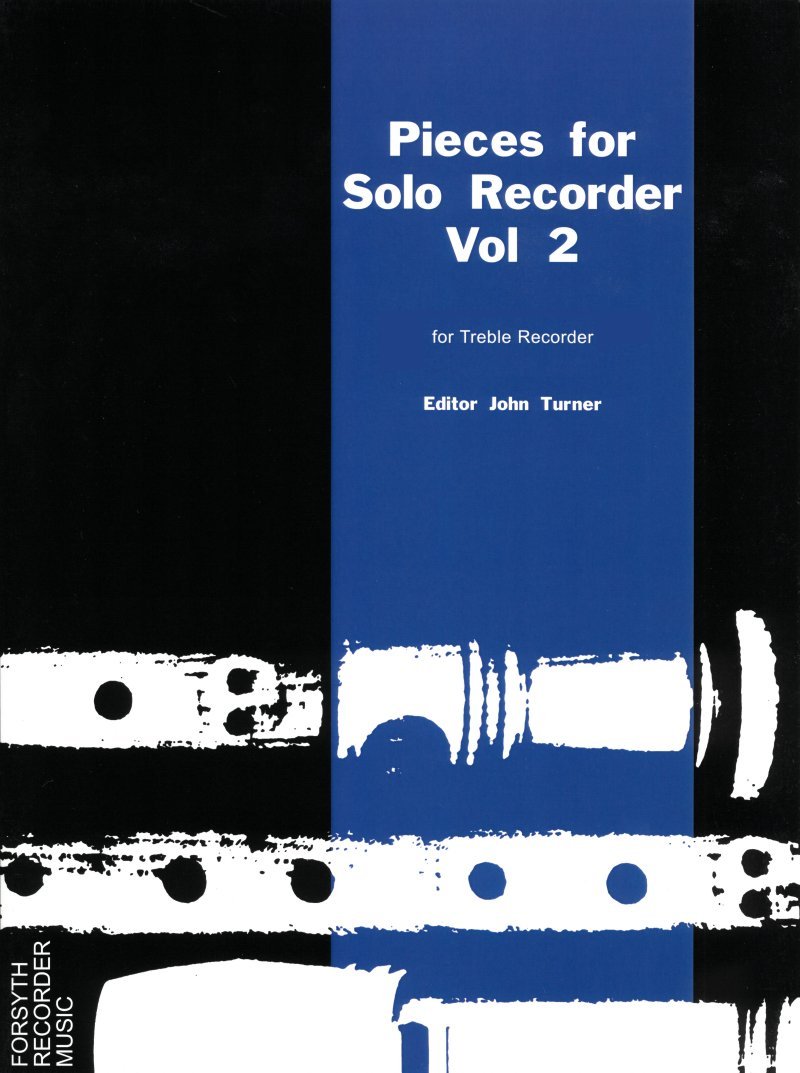 Pieces For Solo Recorder Vol 2 Turner Sheet Music Songbook