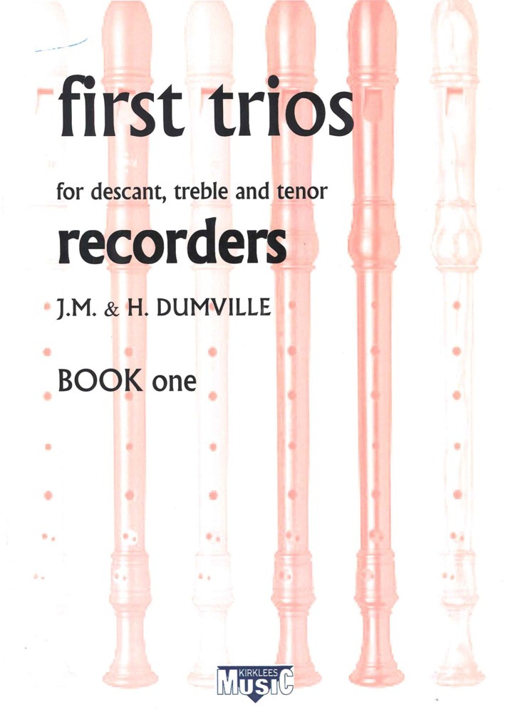Kirklees Recorder Trios Book 1 First Trios Sheet Music Songbook