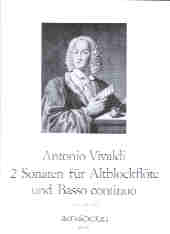 Vivaldi Sonatas (2) Il Pastor Fido Recorder Sheet Music Songbook