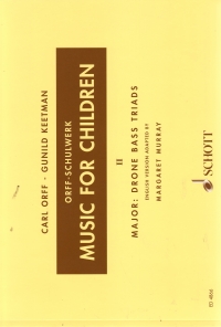 Orff Music For Children 2 Maj Drone Bass Triad Rec Sheet Music Songbook