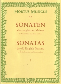 Parcham Sonatas By Old English Masters Recorder Sheet Music Songbook