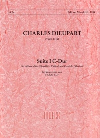 Dieupart Suite I C Treble Recorder & Piano Sheet Music Songbook