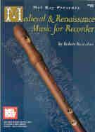 Medieval & Renaissance Music For Recorder Sheet Music Songbook
