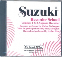 Suzuki Recorder School Soprano 1 & 2 Cd Sheet Music Songbook