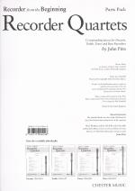 Recorder From The Beginning Recorder Quartet Parts Sheet Music Songbook