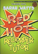 Red Hot Recorder Tutor Watts Teacher Book & Cd Sheet Music Songbook
