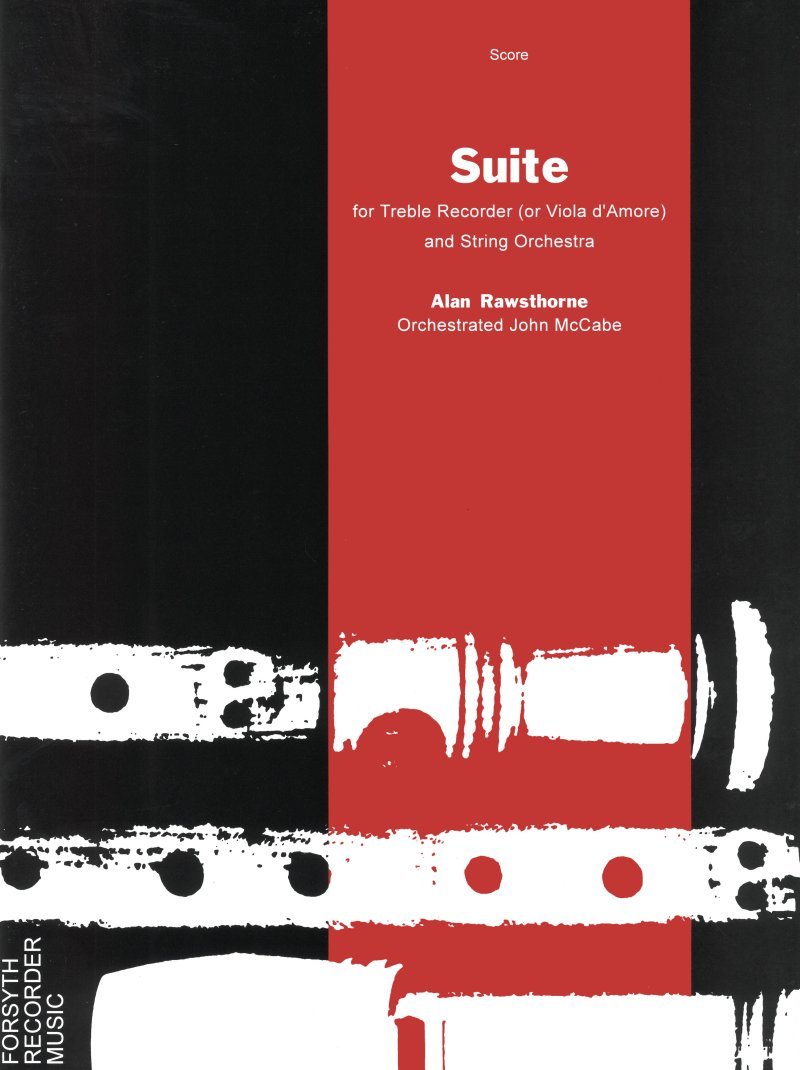 Rawsthorne Suite Treble Recorder & String Score Sheet Music Songbook
