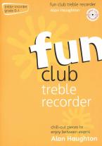 Fun Club Treble Recorder Grade 0-1 Book + Cd Sheet Music Songbook