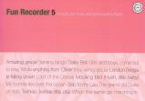 Fun Recorder 5 Book & Cd Sheet Music Songbook