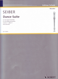 Seiber Dance Suite Vol 1 Recorder Ensemble Sheet Music Songbook