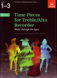 Time Pieces For Treble Recorder Vol 1 Sheet Music Songbook