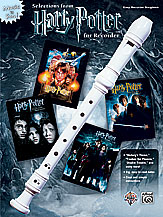 Harry Potter Selections Recorder Book Sheet Music Songbook