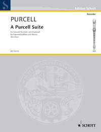 Purcell Suite Beechey Descant Recorder/piano Sheet Music Songbook
