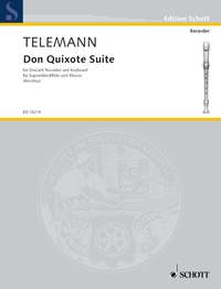 Telemann Don Quixote Suite Descant Recorder/piano Sheet Music Songbook