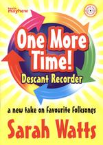 One More Time Descant Recorder Watts Book & Cd Sheet Music Songbook