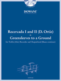 Ortiz Recercada I In Gmin & Ii In G Treb Rec & Pf Sheet Music Songbook
