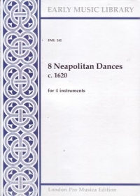 Eight Neapolitan Dances For 4 Recorders Sheet Music Songbook