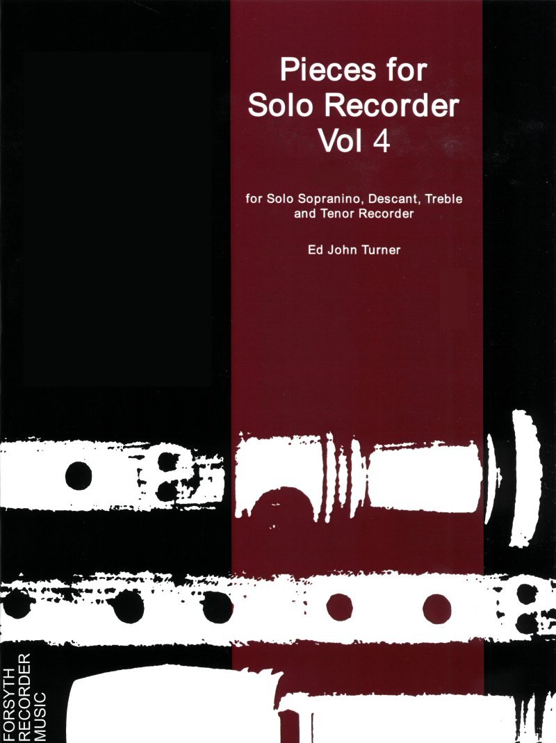 Pieces For Solo Recorder Vol 4 Turner Sheet Music Songbook