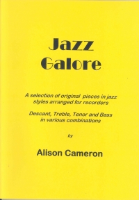 Cameron Jazz Galore   Recorder Trio Sheet Music Songbook
