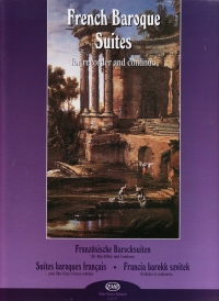 French Baroque Suites Recorder & Continuo Sheet Music Songbook