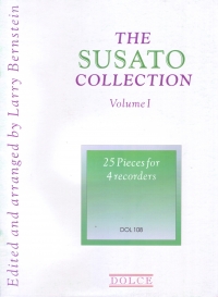Susato Collection 4 Recorders Sheet Music Songbook