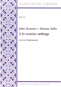 Tallis In Nomine 4 Or 5 Recorders Sheet Music Songbook