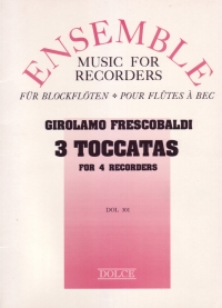 Frescobaldi Three Toccatas Fiori Musicali 4 Recs Sheet Music Songbook