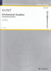 Orchestra Studies For Recorder Hunt Sheet Music Songbook