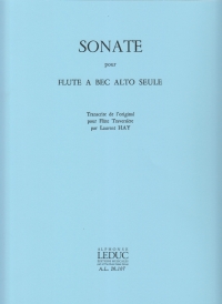 Bach Cpe Sonata For Treble Recorder Sheet Music Songbook